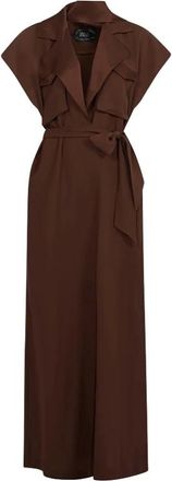 Taller Marmo Kleedjes, Dames, Bruin, S, Shirt Kleedjes