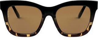 Otra Eyewear Irma Cat Eye Sunglasses in Black To Tort/Brown at Nordstrom Rack