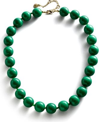 BaubleBar Jane Beaded Necklace in Green at Nordstrom