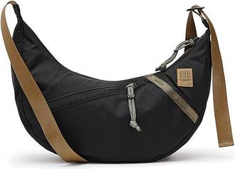 Topo Designs Moonlight Crossbody Bag Shoulder Handbags Black/Neutral, Nylon/Ripstop