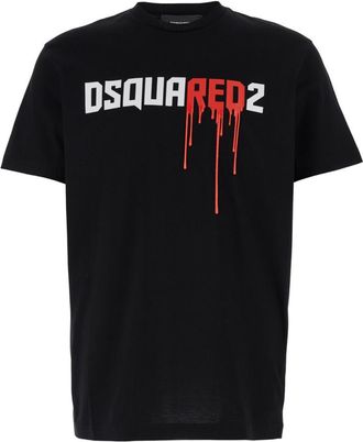Dsquared2 Black Crew Neck T-Shirt
