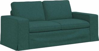 vidaXL Sof&aacute; Verde Oscuro 182 X 80 X 82 Cm Tela Vidaxl