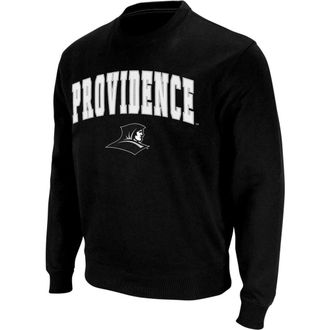 Colosseum Mens Colosseum Black Providence Friars Arch & Logo Crew Neck Sweatshirt at Nordstrom, Size Xx-Large