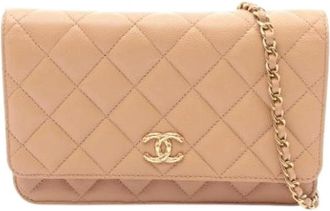 Chanel Borsa Matelass&eacute; Pre-owned - - Pre-owned - Donna - Beige - ONE SIZE