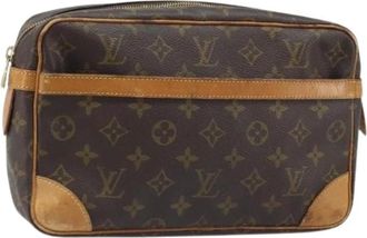 Louis Vuitton Pre-owned Clutches, female, Brown, Size: ONE SIZE Pre-owned Clutch Bag