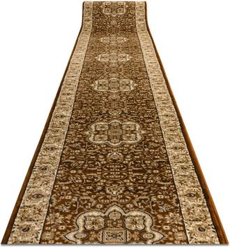RugsX Alfombra De Pasillo Heat-set Royal Agy 0521 Marr&oacute;n 150 Cm Brown 150x160 Cm