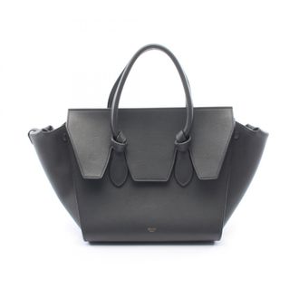 Celine Gray Leather Handbag Tote Bag (Pre-Owned)