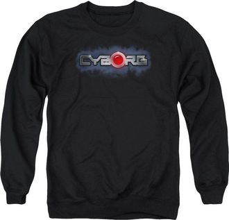 Gildan Justice League of America Cyborg Title Adult Crewneck Sweatshirt