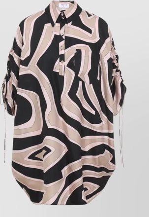 Pucci silk mini dress signature print