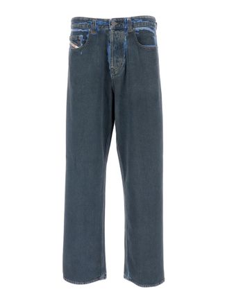 Diesel Blue Denim Straight Leg Jeans