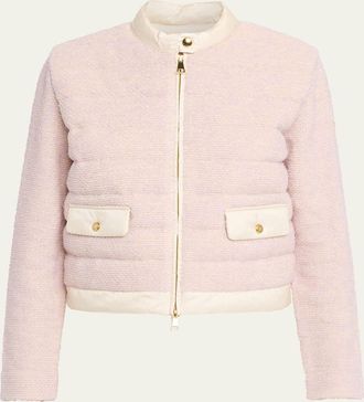 Moncler Boucl&eacute; Short Down Jacket