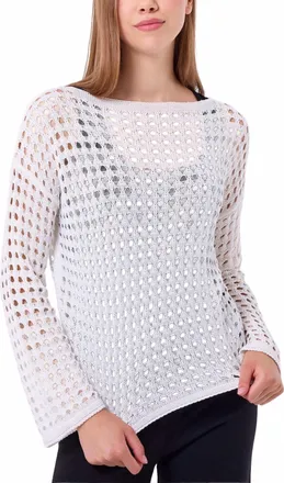 French Kyss Crochet Top In Ivory