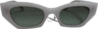 Ray-Ban Zena Cat-Eye zonnebril in wit acetaat