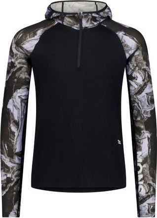 Mons Royale Temple Merino Long Sleeve Hood Merinolongsleeve f&uuml;r Herren | schwarz