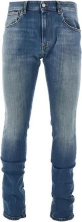 Pantaloni Torino Jazz Jeans - Heren - Slim Fit Jeans - Blauw - W30 - Katoen - Jeans