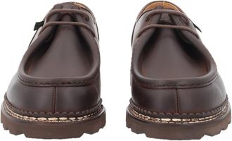 Paraboot Michael Smooth Brown Leather Mocassins