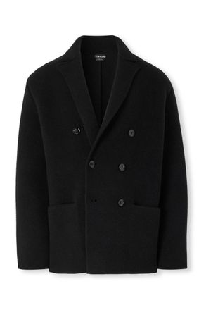 Tom Ford Double-Breasted Cashmere-Blend Blazer