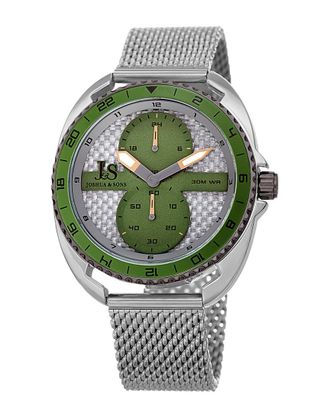 Joshua & Sons Mens Stainless Steel Watch