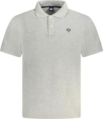 North Sails Grijze Katoenen Poloshirt voor Mannen - Heren - Polos - Grijs - M - Katoen - Tops