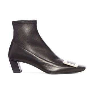 Roger Vivier Heeled Boots, female, Black, Size: 6 1/2 US Belle Vivier Ankle Boot