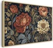 Artgeist Cuadro Decorativo Artgeist Lienzo Madera 60x40 Cm Floral Retro
