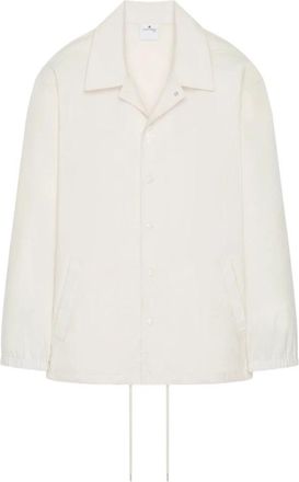 Courr&egrave;ges Buttoned Jacket - Heren - Zomerjassen - Wit - L - Polyester - Jassen