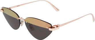 Dior Cat Eye Zonnebril met Randloze Lenzen - unisex - Zonnebrillen - Veelkleurig - 59 MM - Accessoires