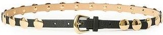 B-Low The Belt Ames Studded Leather Belt in Black/Gold at Nordstrom Rack, Size X-Small