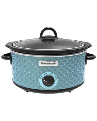 Brentwood 3.5Qt Diamond Pattern Slow Cooker