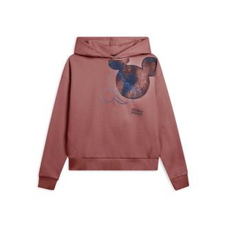Freddy Felpa da donna con cappuccio e stampa Mickey Mouse