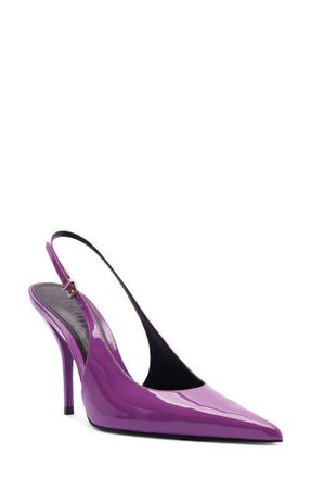 Schutz Liora Slingback Pointed Toe Pump in Viola at Nordstrom, Size 9.5
