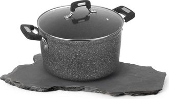 KASANOVA Pentola con coperchio da 22 cm in alluminio