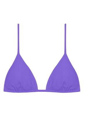 JADE Swim Womens Via Adjustable Bikini Top In Iris