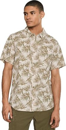 Toad&Co Fletcher Short Sleeve Shirt Mens Clothing Salt Print : LG, Cotton/Elastane