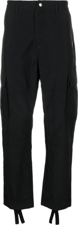 Marcelo Burlon Black Cotton Trousers