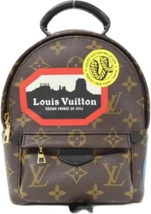Louis Vuitton Pre-owned Backpacks, female, Brown, Size: ONE SIZE Pre-owned Canvas louis-vuitton-bags