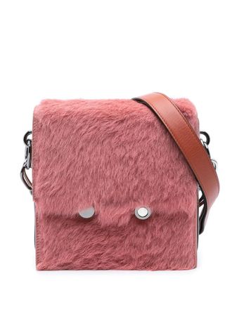 Marni 2010-2025 Shearling Chain crossbody bag - Pink