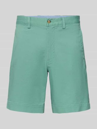 Polo Ralph Lauren Straight Fit Chinoshorts aus Baumwoll-Mix in Tuerkis, Gr&ouml;&szlig;e 30