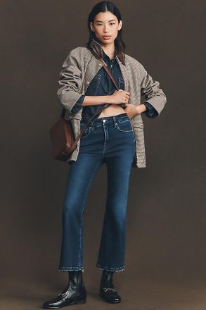 Good American Soft Tech Good Legs Crop Bootcut Jeans