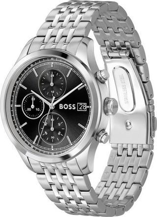BOSS Stratus Chronograph Bracelet Watch, 41mm in Black at Nordstrom