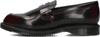Dr. Martens Rode loafers voor stijlvolle herfst/winter look - Dames - Loafers - Rood - 40 EU - Wol - Schoenen