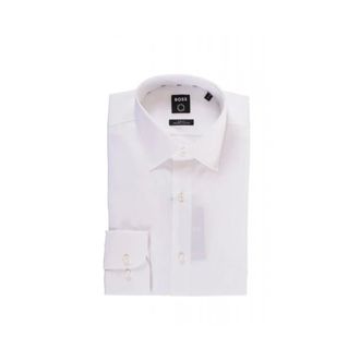 HUGO BOSS Heren, Overhemden, Wit, Maat: M Katoen