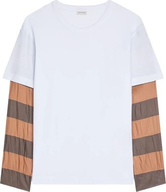 Dries Van Noten White Loose Fit T-Shirt