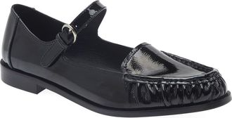 Jeffrey Campbell Lillith Mary Jane Flat in Black Patent at Nordstrom, Size 5.5