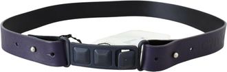 Costume National Womens Leather Belt - Purple - Size 85 cm