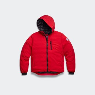 Canada Goose Lodge Hoodie (Men, Carmine Red, L)