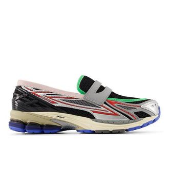 New Balance Unisex 1906L in Grigio/Nero/Rosso, Sintetica, Taglia 44.5