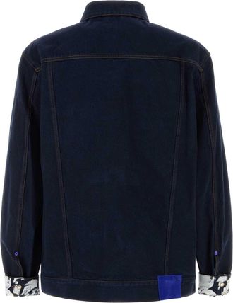 Burberry Mens Denim Jacket Navy Cotton