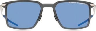 Porsche Design P8986 D264 Mens Sunglasses Blue Size 55