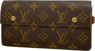Louis Vuitton Brown Long Wallet (Bi-Fold) (Pre-Owned)